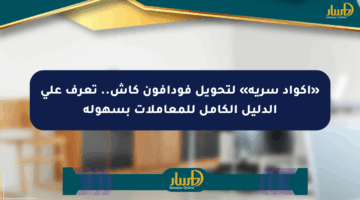 «أكواد سرية» لتحويل فودافون كاش.. تعرف على الدليل الكامل للمعاملات بسهولة